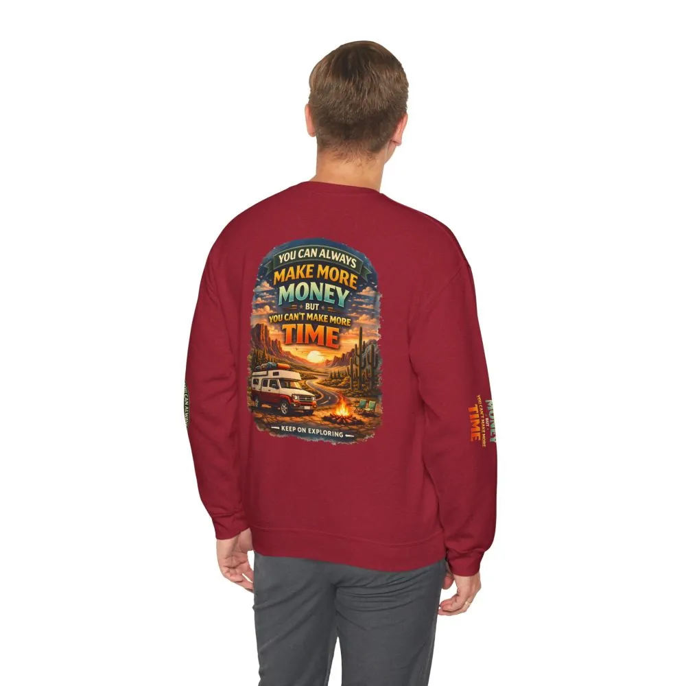 11306280487959710515_2048.jpeg Unisex Heavy Blend™ Crewneck Sweatshirt — "You Can Always Make More Money" Design Scenic-Line