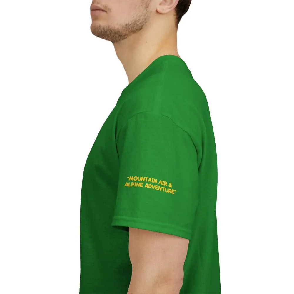 11311728306228126446_2048.jpeg Unisex Heavy Cotton Tee — "Mountain Air And Alpine Adventure" Design Sitcom-Line