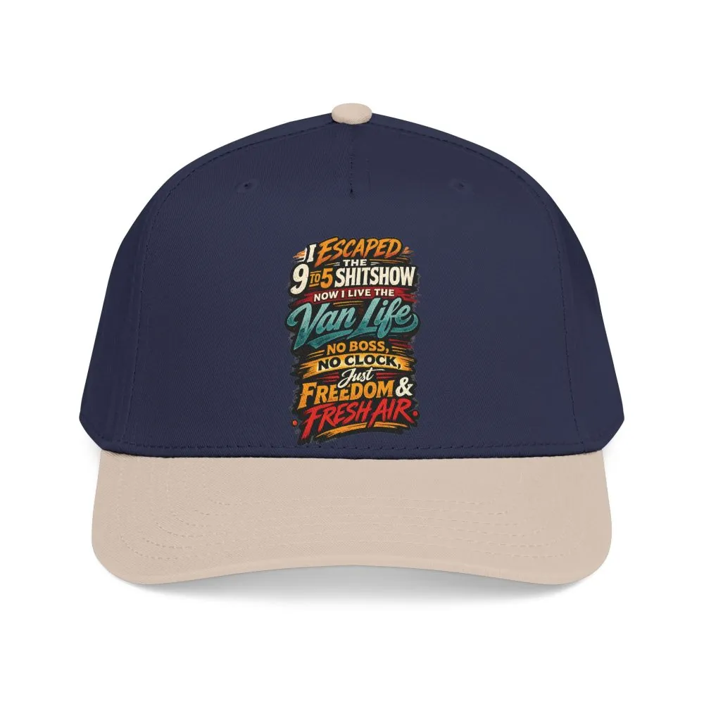 11325429079497648645_2048.jpeg Baseball Cap - "I Escaped The 9 To 5" Design F**K-Line