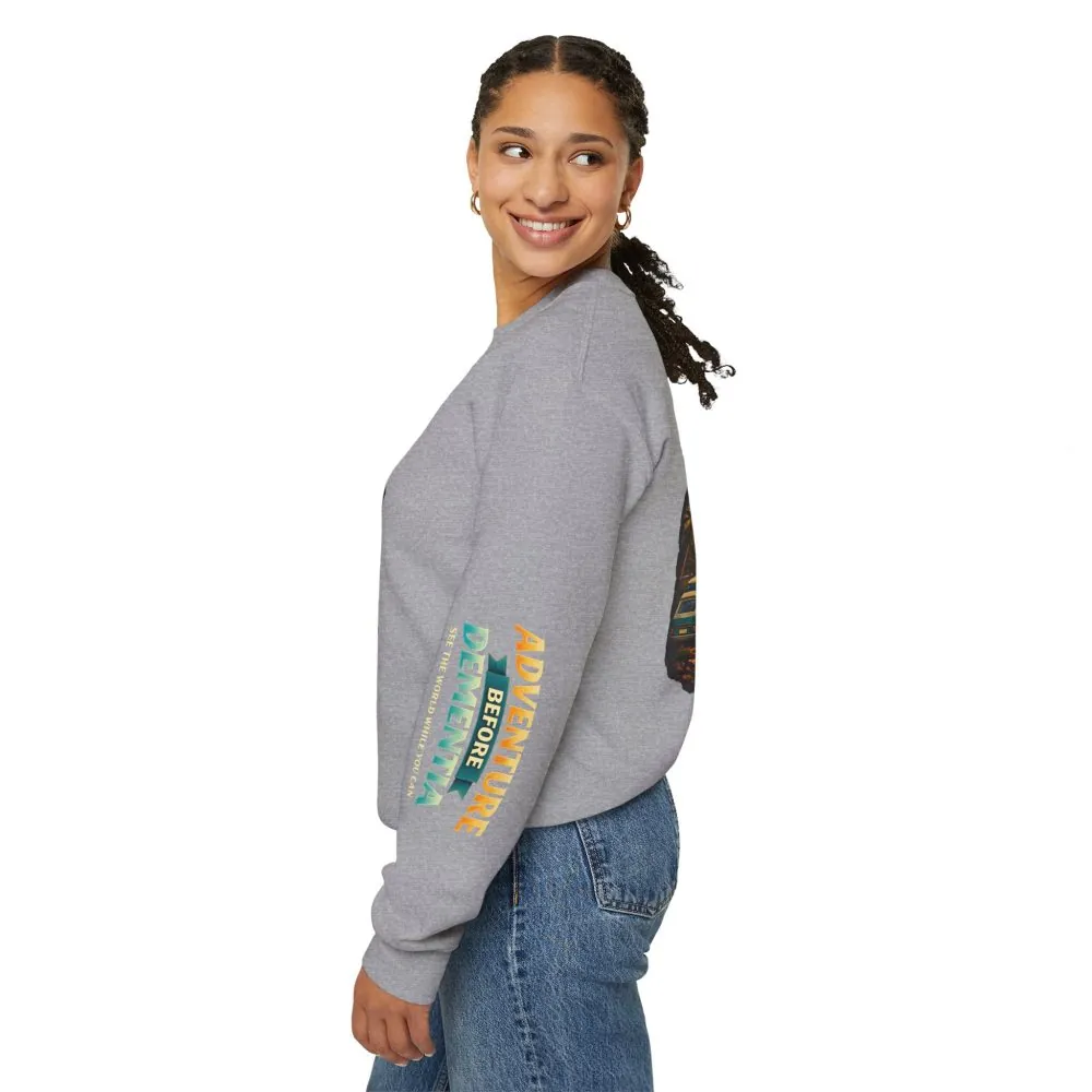 11350301448321063294_2048.jpeg Unisex Heavy Blend™ Crewneck Sweatshirt — "Adventure Before Dementia" Design Scenic-Line