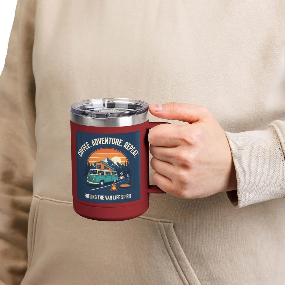 11350588768496202024_2048.jpeg Coffee Mug Tumbler, 15oz — “Coffee. Adventure. Repeat.”