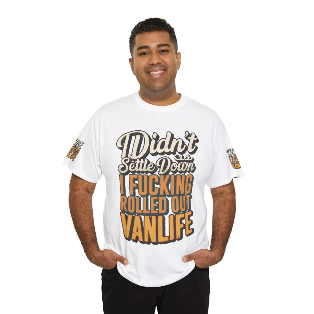 11354816968218659002_2048.jpeg Unisex Heavy Cotton Tee — "Dind´t Settle Down" Design F**K-Line