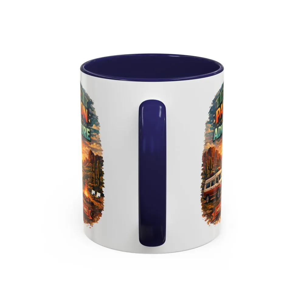 11358302222868821905_2048.jpeg Accent Coffee Mug (11, 15oz) — "Turn Passion Into Adventure" Design Scenic-Line