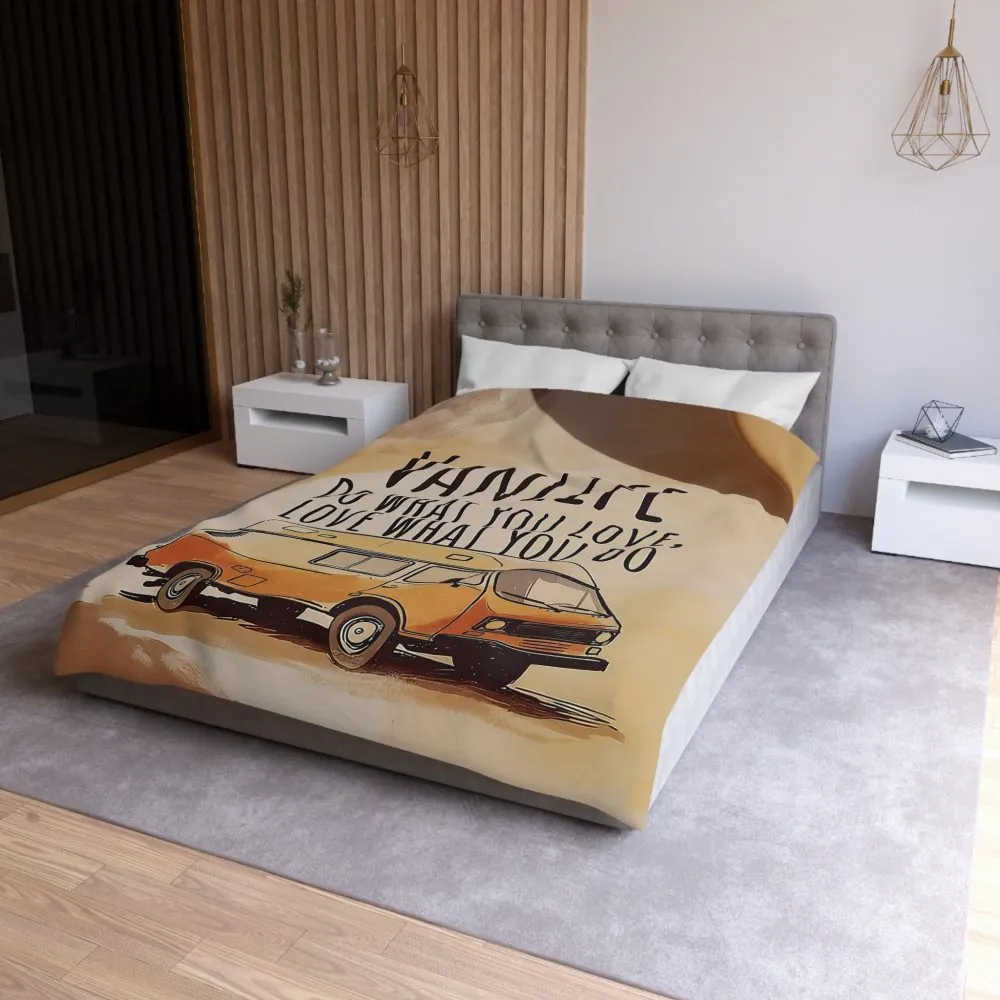 11382785839699398162_2048.jpeg Duvet Cover – "Do What You Love, Love What You Do" Camper Comforter