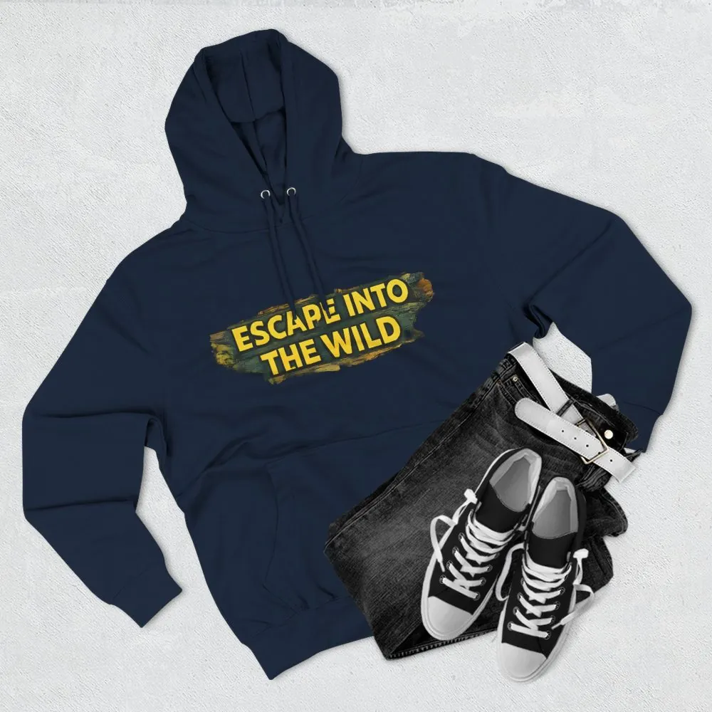 11434603044698190370_2048.jpeg Three-Panel Fleece Hoodie - "Escape Into The Wild" Design Cubic-Line