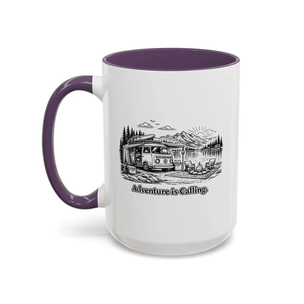 11439973833446868395_2048.jpeg Accent Coffee Mug (11, 15oz) — "Adventure Is Calling" Design Minimal-Line