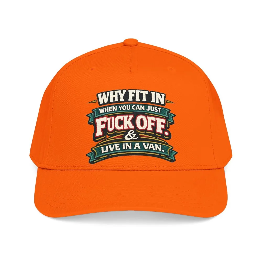Baseball Cap - "Why Fit In" Design F**K-Line