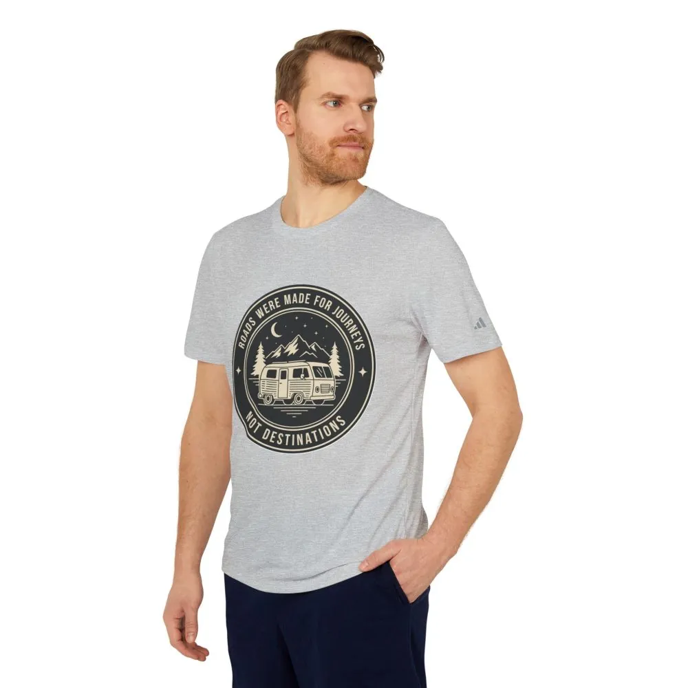 11479557419536001575_2048.jpeg T-Shirt(Adidas) — 'ROAD WHERE MADE FOR JOURNEYS-NOT DESTINATIONS' (font + back printed) Brand Adidas