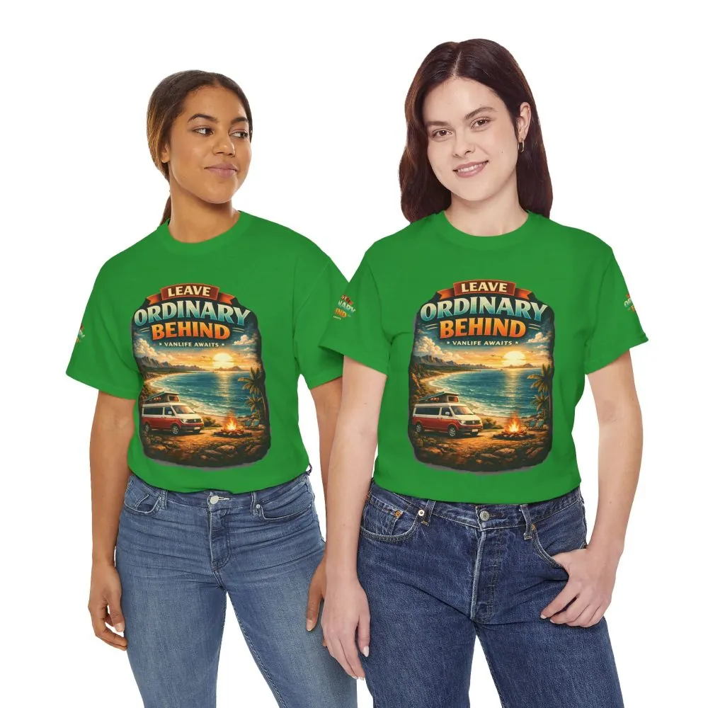 11536982738031251950_2048.jpeg Unisex Heavy Cotton Tee — "Leave Ordinary Behind" Design Scenic-Line