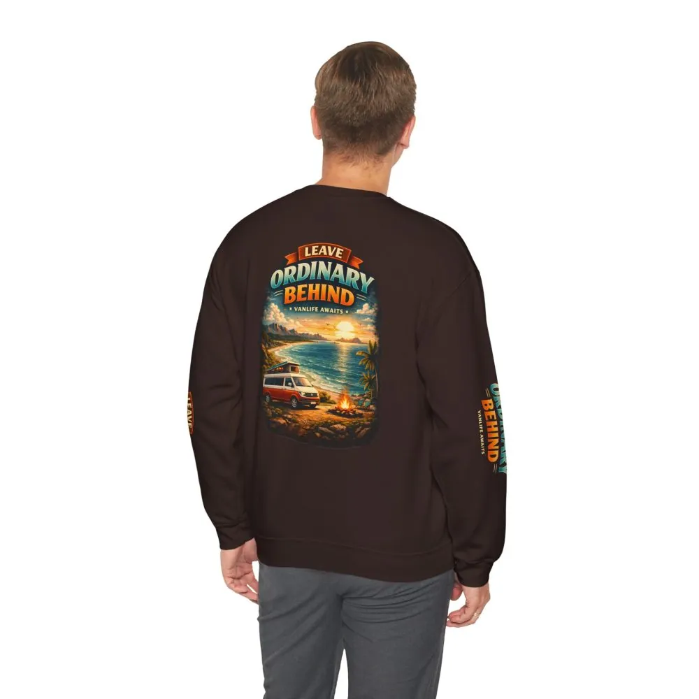 11594207543265553960_2048.jpeg Unisex Heavy Blend™ Crewneck Sweatshirt — "Leave Ordinary Behind" Design Scenic-Line