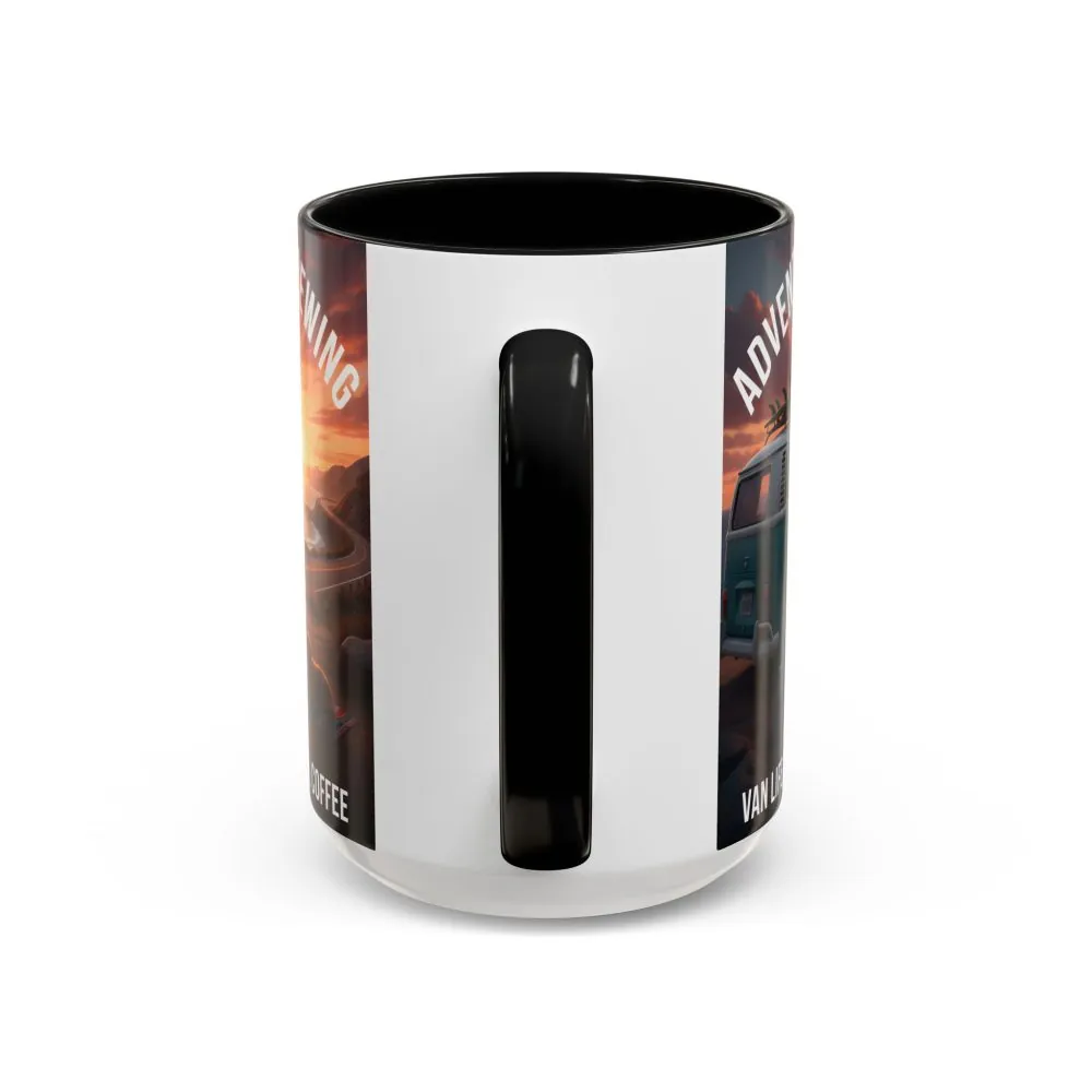 11617073365045636319_2048.jpeg Accent Coffee Mug (11, 15oz) — "Adventure is brewing"