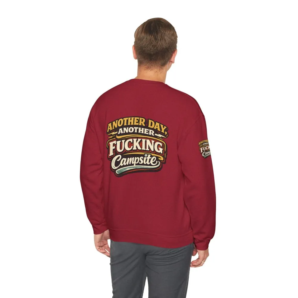 Unisex Heavy Blend™ Crewneck Sweatshirt — "Another Day" Design F**K-Line