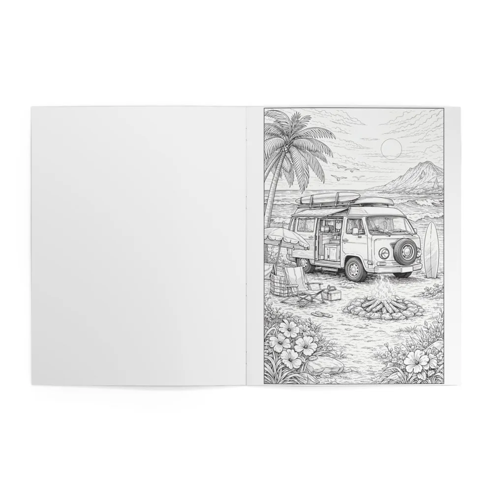 11634527497377994949_2048.jpeg Vanlife Coloring Book — Relaxing Campervan & Nature Designs for Adults & Teens
