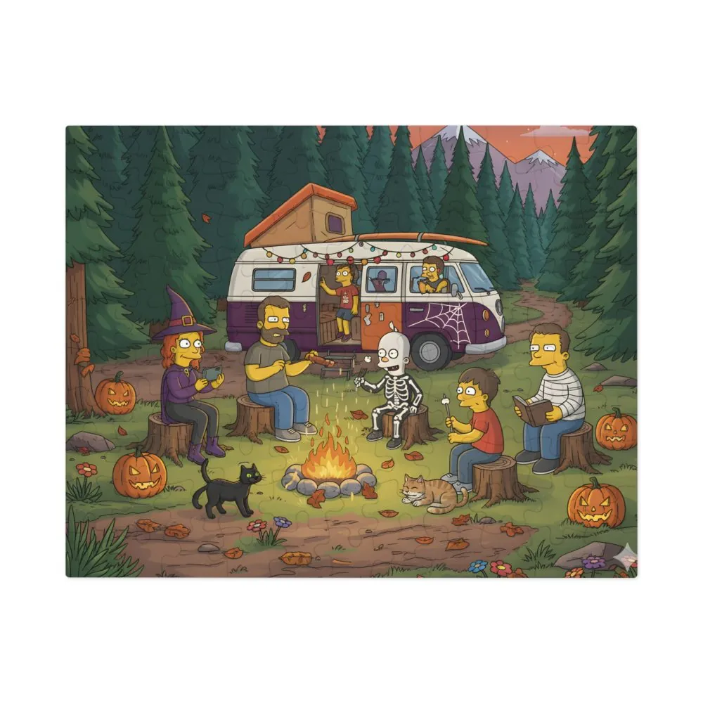 11649061076752643450_2048.jpeg Jigsaw Puzzle with Tin — Autumn Camping Jigsaw Halloween