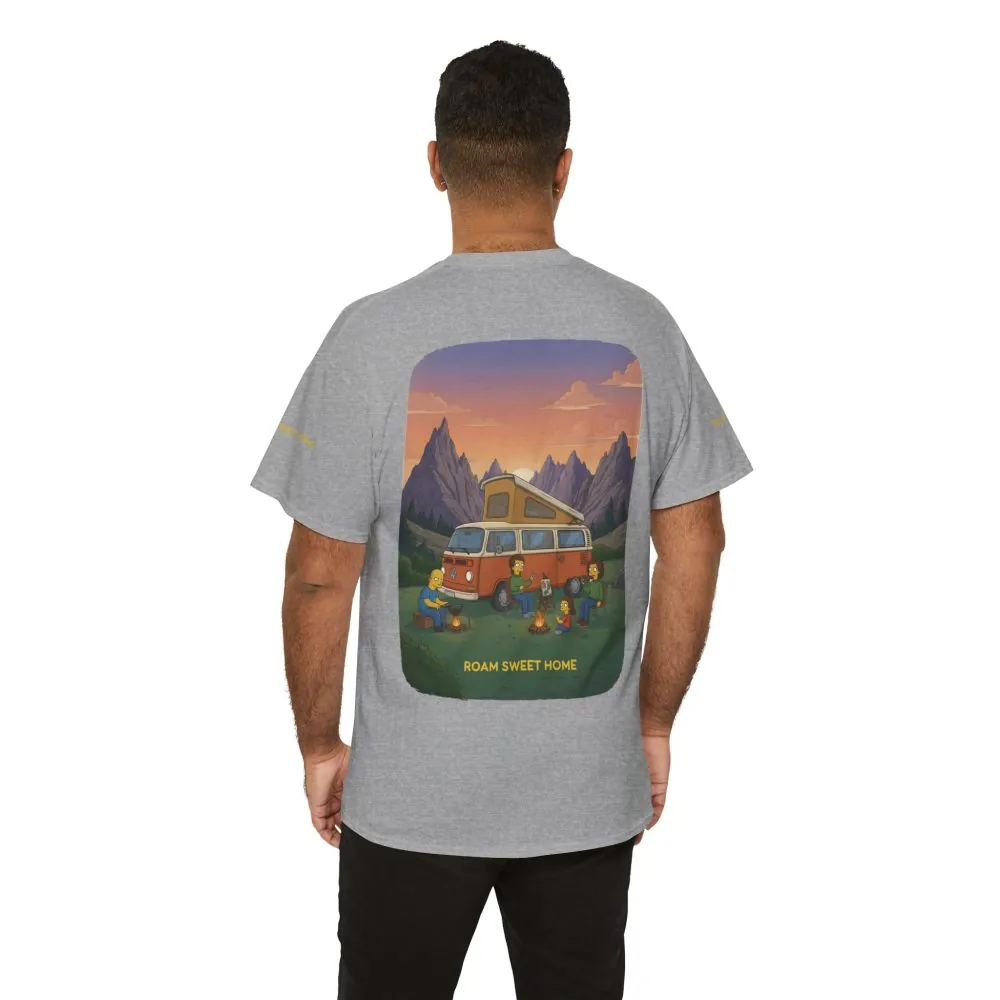 11666230290499172933_2048.jpeg Unisex Heavy Cotton Tee — "Roam Sweet Home" Design Sitcom-Line