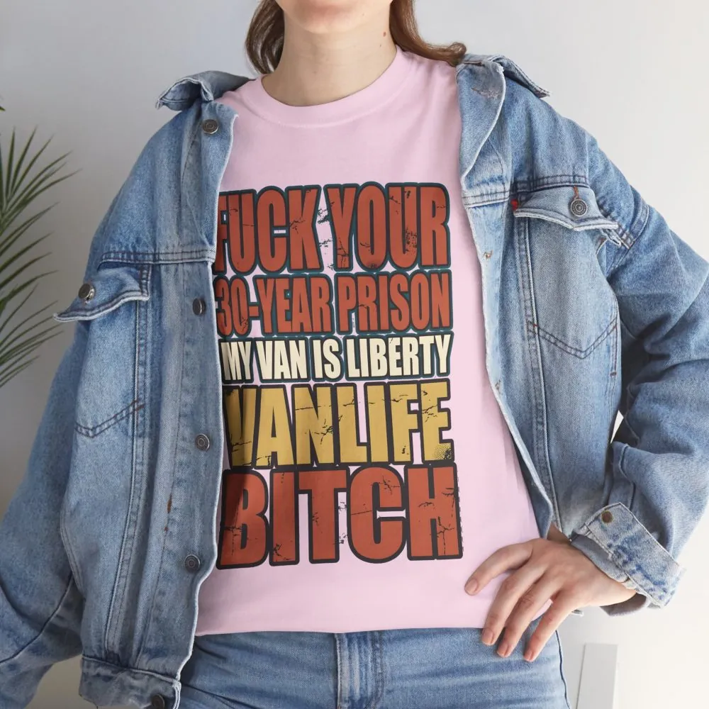 Unisex Heavy Cotton Tee — "Fuck Your 30 Year" Design F**K-Line