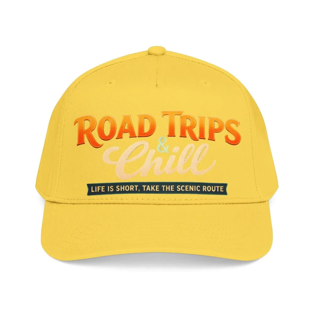 1169291097655921054_2048.jpeg Baseball Cap - "Road Trips And Chill" Design Scenic-Line