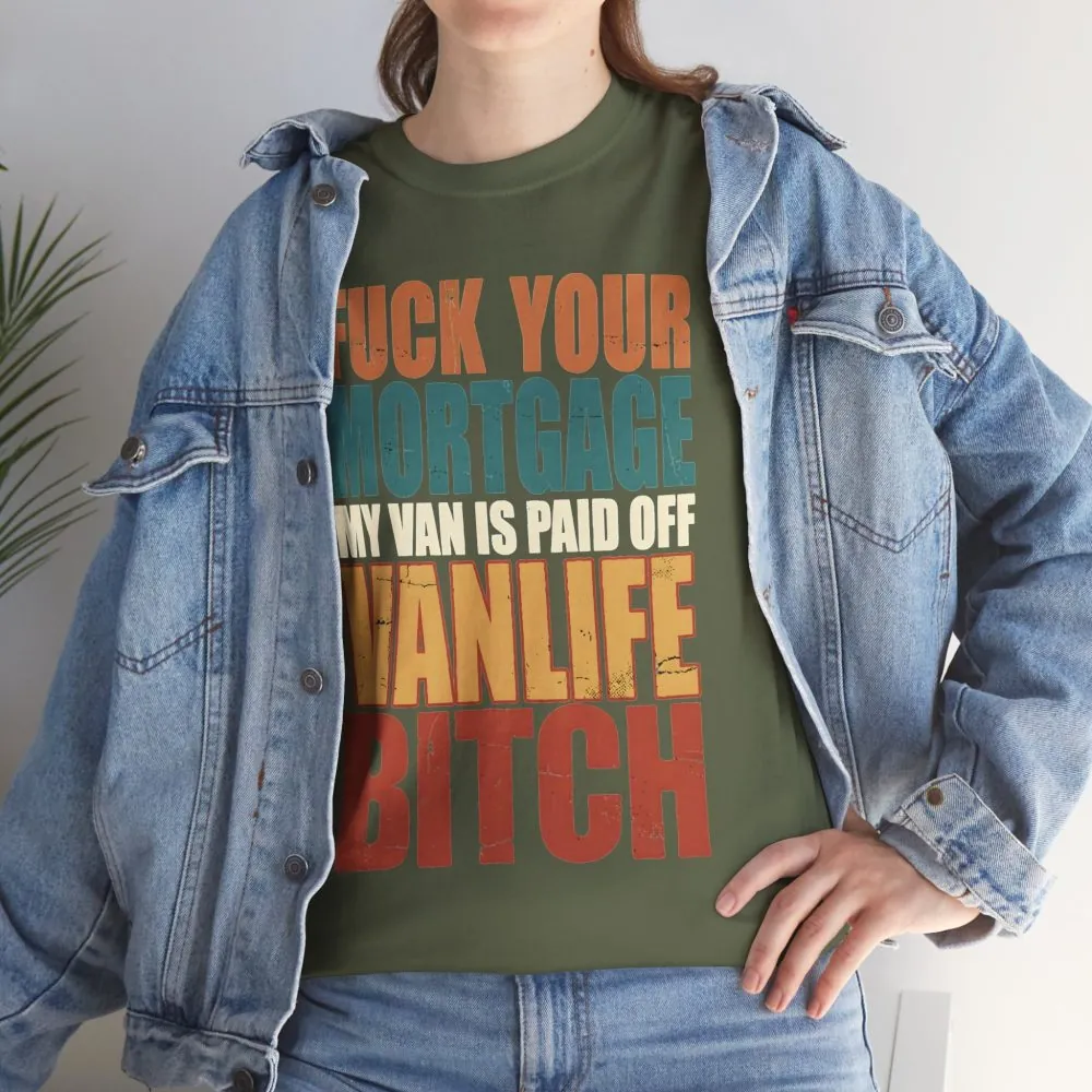11716225717726618009_2048.jpeg Unisex Heavy Cotton Tee — "Fuck Your Mortgage" Design F**K-Line