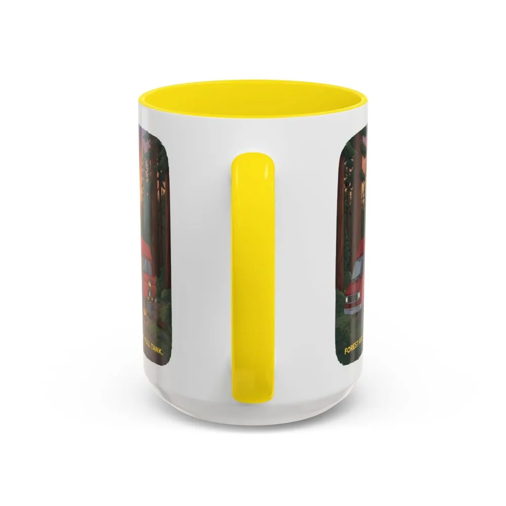 11761869099012097672_2048.jpeg Accent Coffee Mug (11, 15oz) — "Forest Air Free Spirit Full Tank" Design Sitcom-Line