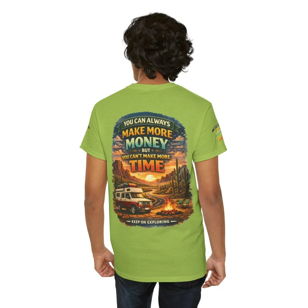 11772632326579684676_2048.jpeg Unisex Heavy Cotton Tee — "You Can Always Make More Money" Design Scenic-Line