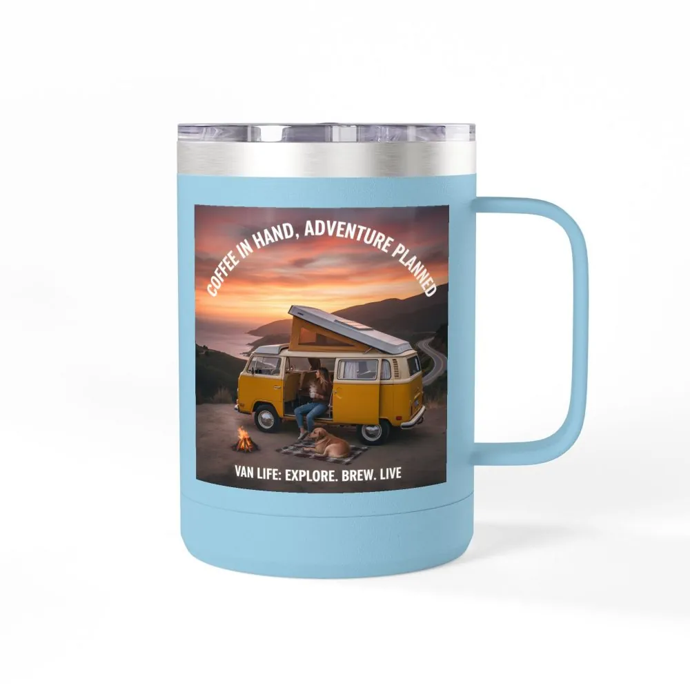 11809403380039802697_2048.jpeg Coffee Mug Tumbler, 15oz — "Coffee in Hand, Adventure Planned"