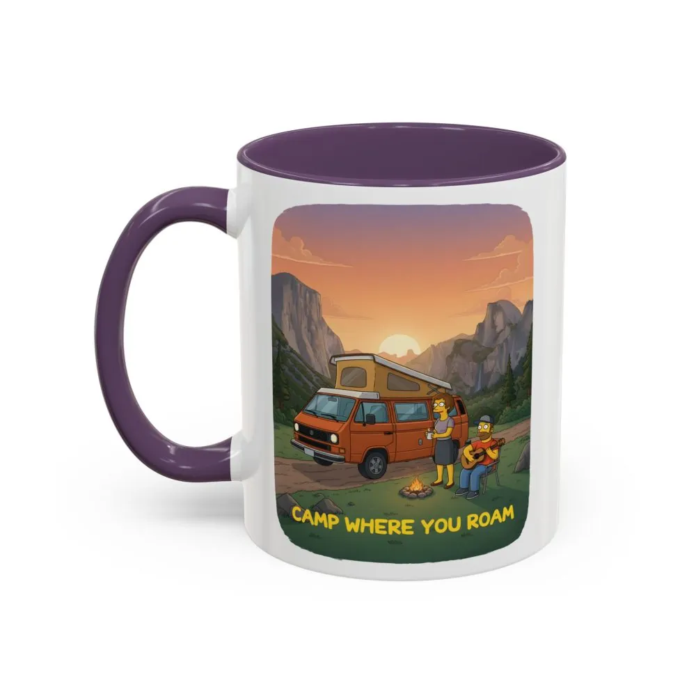 11836607967408279823_2048.jpeg Accent Coffee Mug (11, 15oz) — "Camp Where You Roam" Design Sitcom-Line
