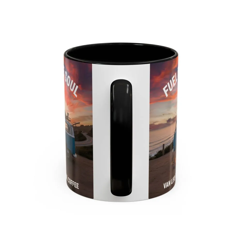 Accent Coffee Mug (11, 15oz) — "Fuel for the Soul"