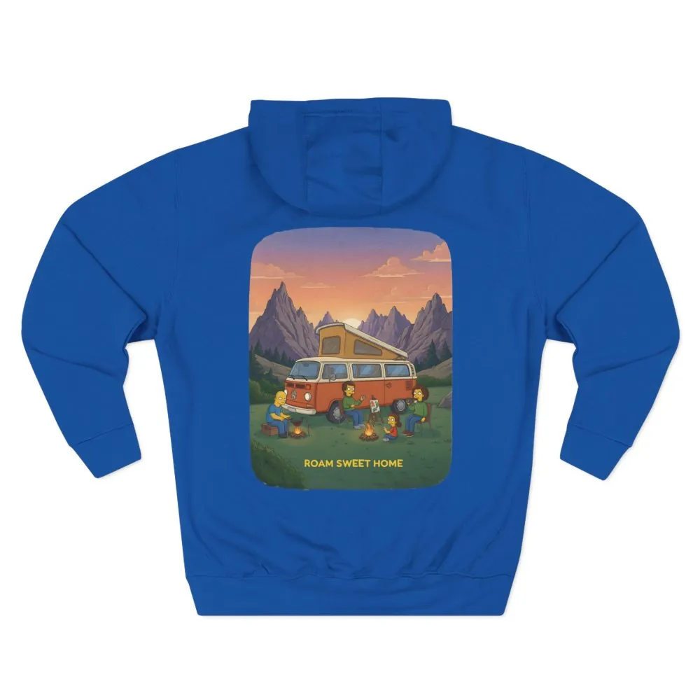 11864163321868796489_2048.jpeg Three-Panel Fleece Hoodie - "Roam Sweet Home" Design Sitcom-Line