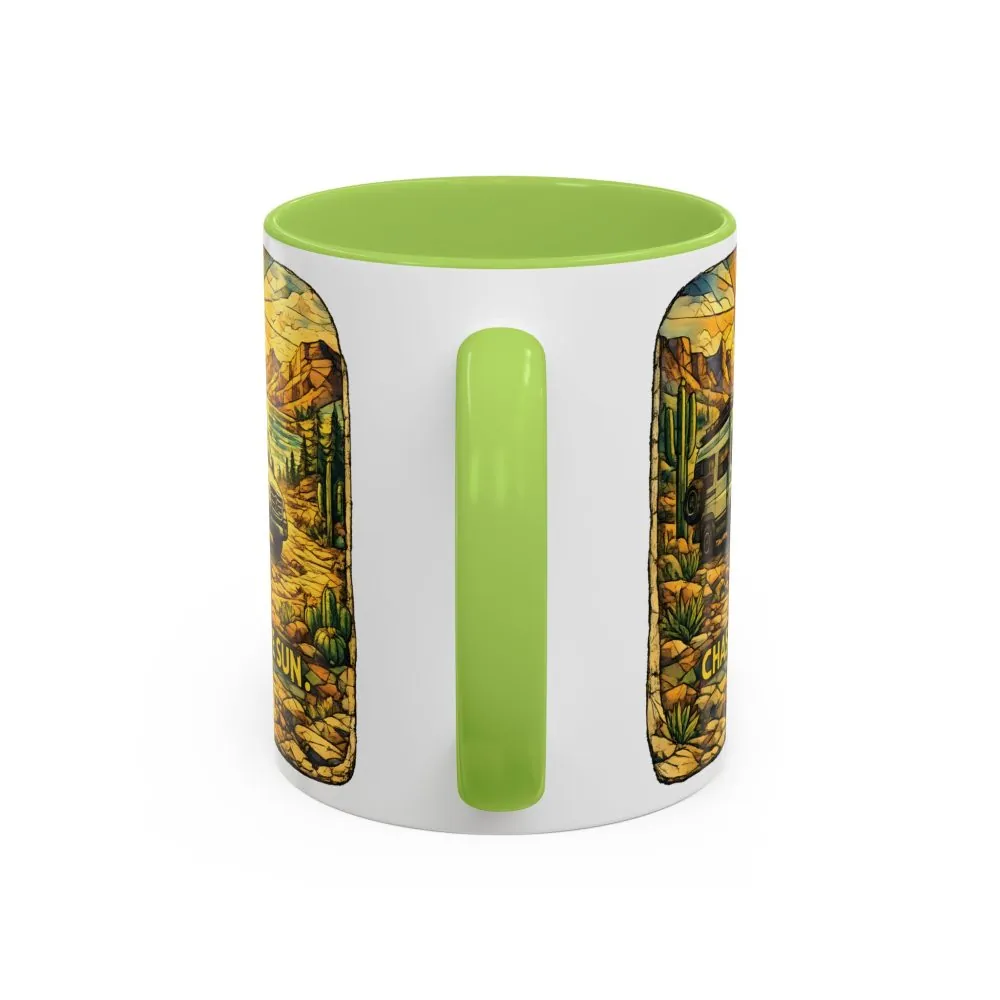 11941120342879687223_2048.jpeg Accent Coffee Mug (11, 15oz) — "Chase The Sun" Design Cubic-Line