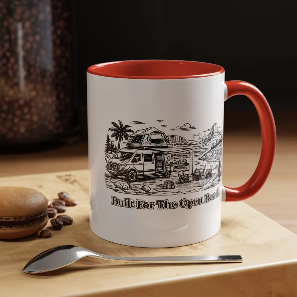 11958744784197123581_2048.jpeg Accent Coffee Mug (11, 15oz) — "Built For The Open Road" Design Minimal-Line