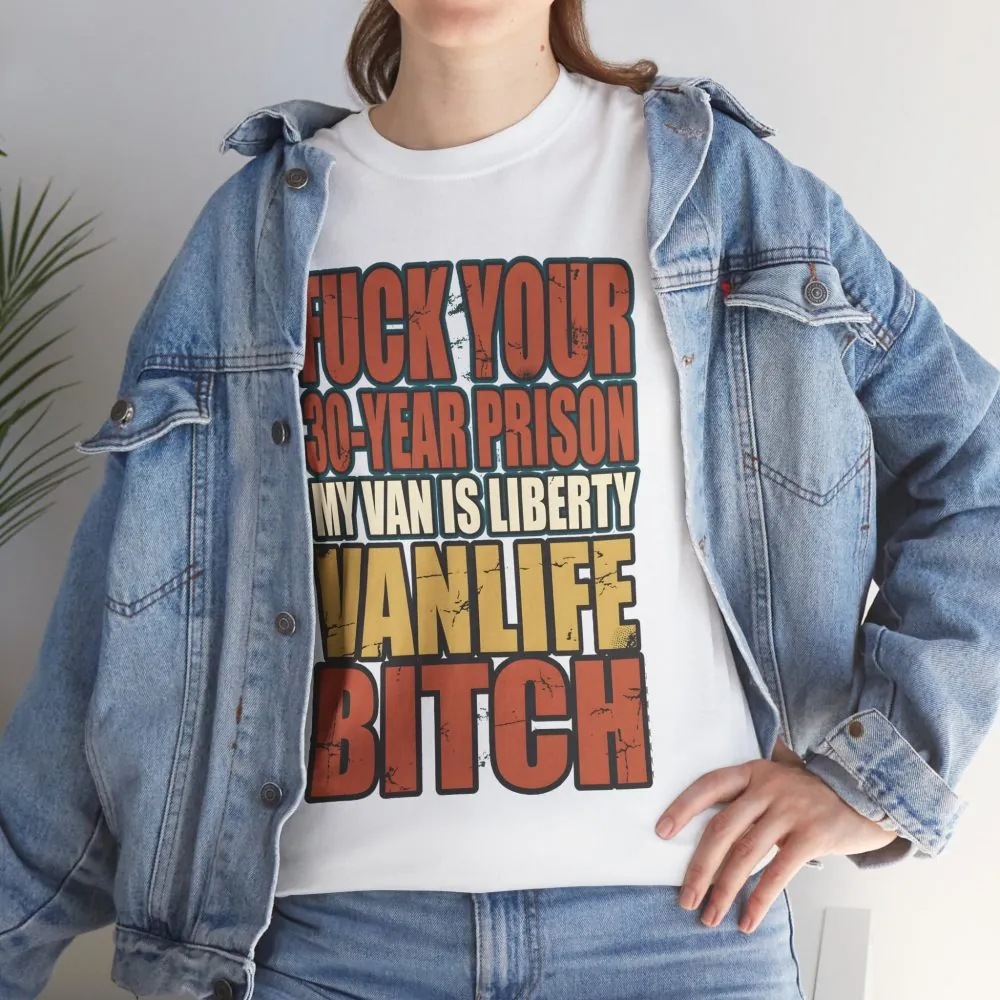 Unisex Heavy Cotton Tee — "Fuck Your 30 Year" Design F**K-Line