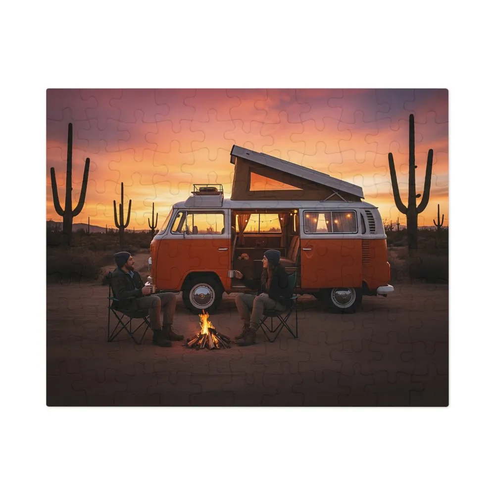 11983234062731993912_2048.jpeg Jigsaw Puzzle with — Campervan Sunset Jigsaw