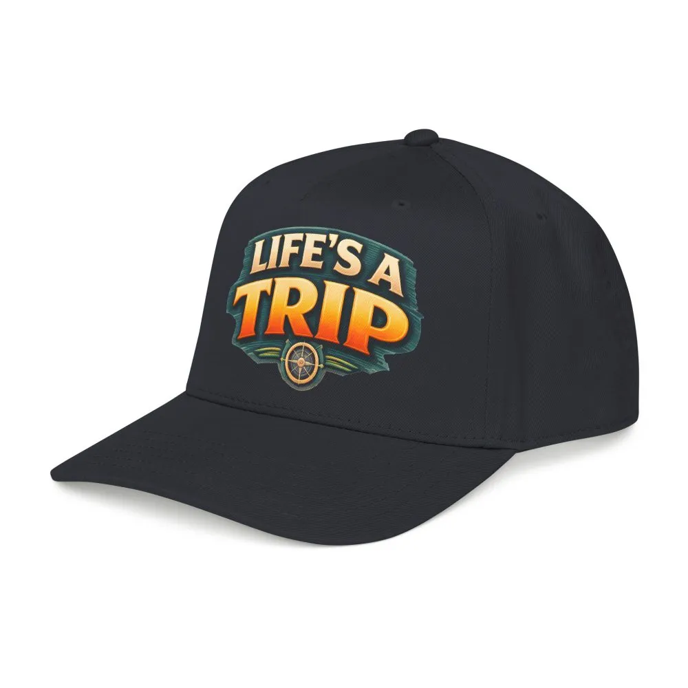 12000101437938875400_2048.jpeg Baseball Cap - "Lifes A Trip" Design Scenic-Line