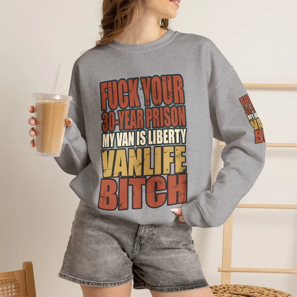 12006064526326790780_2048.jpeg Unisex Heavy Blend™ Crewneck Sweatshirt — "Fuck Your 30 Year" Design F**K-Line