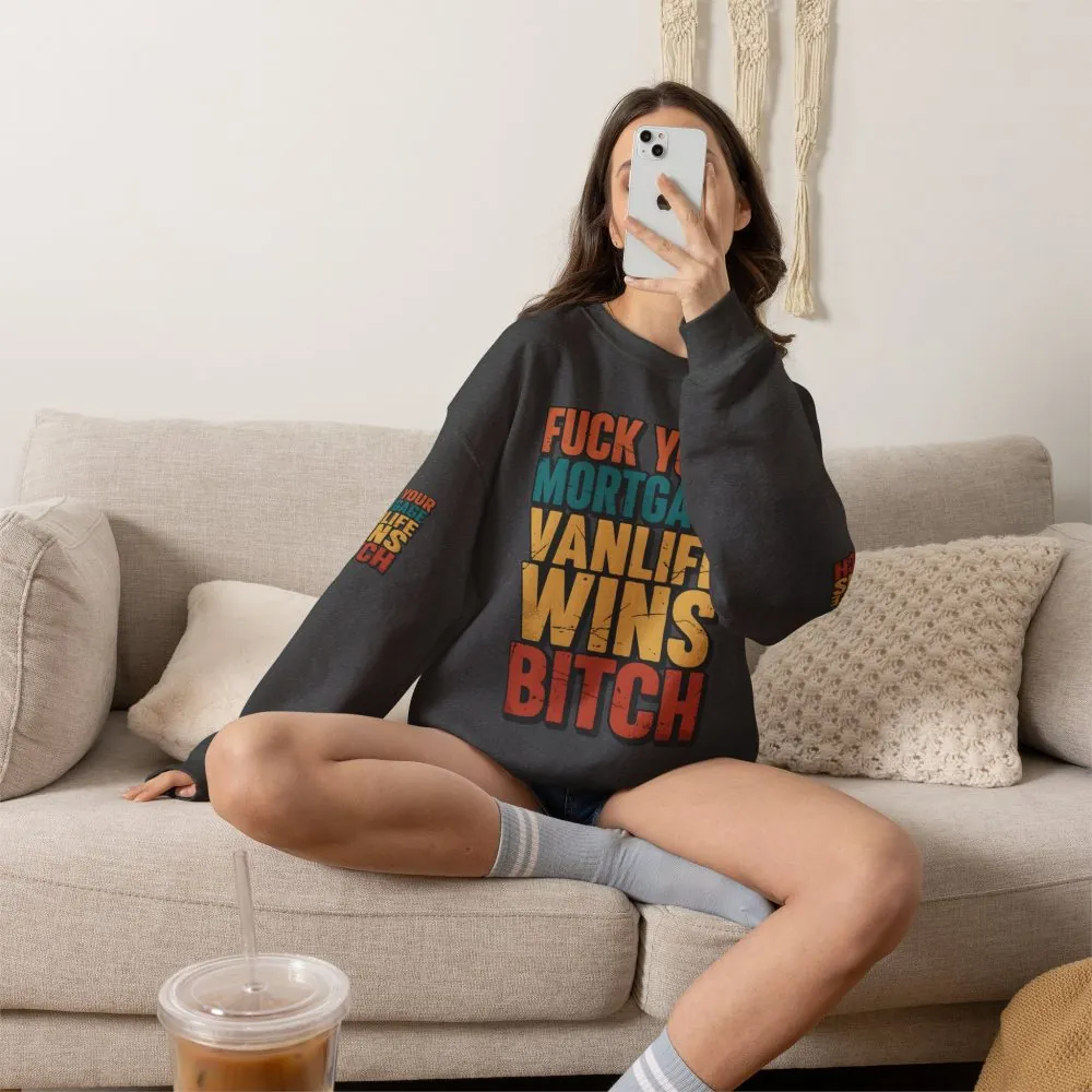 12026929464469047862_2048.jpeg Unisex Heavy Blend™ Crewneck Sweatshirt — "Fuck Your Mortgage" Design F**K-Line