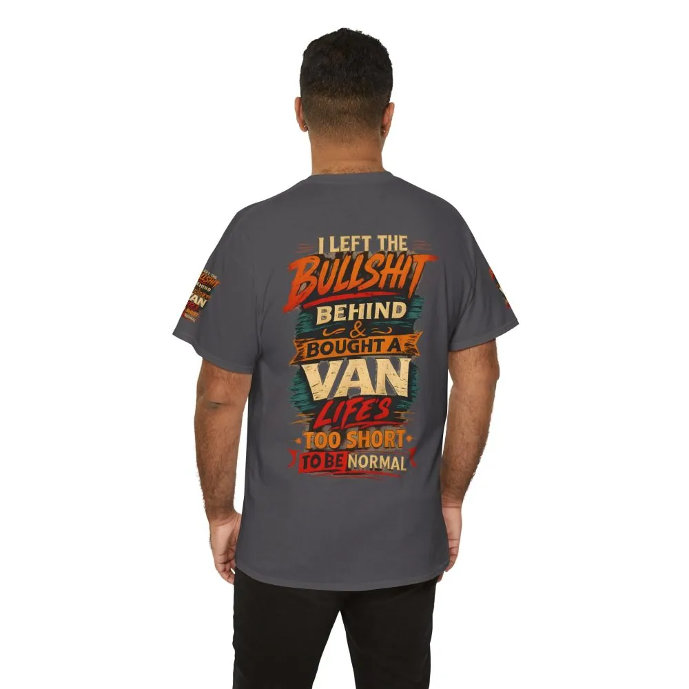 12064039372325232696_2048.jpeg Unisex Heavy Cotton Tee — "I Left The Bullshit" Design F**K-Line