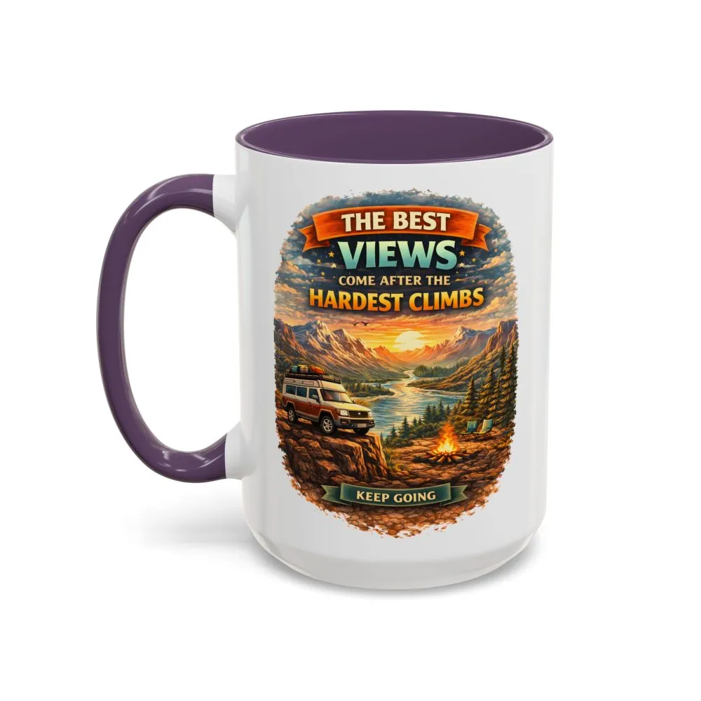 12069193938531014512_2048.jpeg Accent Coffee Mug (11, 15oz) — "The Best Views" Design Scenic-Line