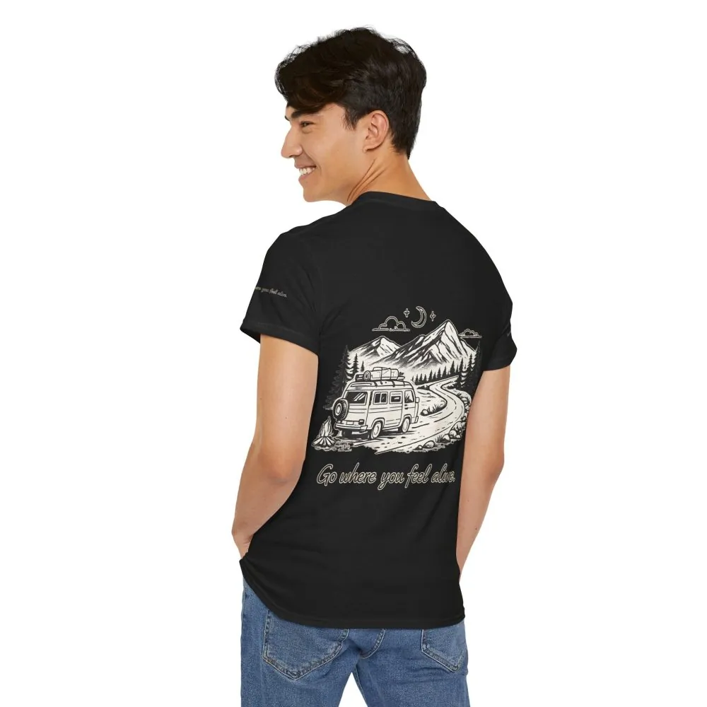 12095414324033643301_2048.jpeg Unisex Heavy Cotton Tee — "Go Where You Feel Alive" Design Minimal-Line