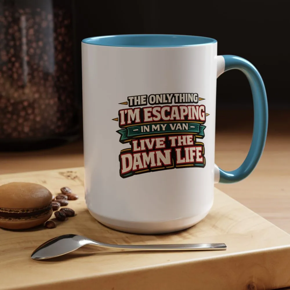12147573755932604724_2048.jpeg Accent Coffee Mug (11, 15oz) — "The Only Thing I´m Escaping" Design F**K-Line