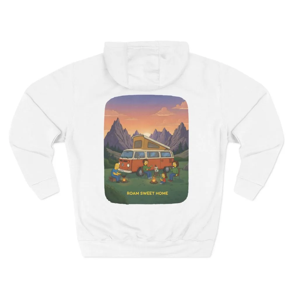 12167116215181085582_2048.jpeg Three-Panel Fleece Hoodie - "Roam Sweet Home" Design Sitcom-Line