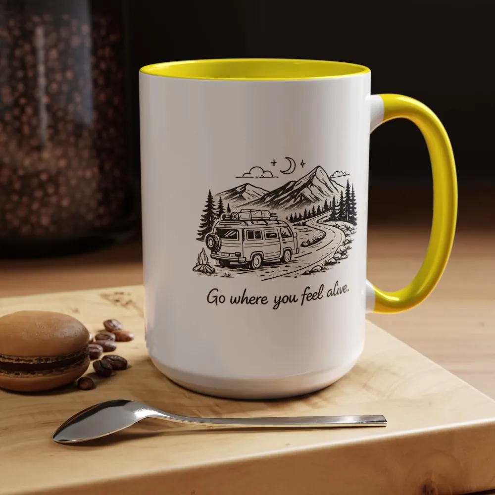 1218184160587779730_2048.jpeg Accent Coffee Mug (11, 15oz) — "Go Where You Feel Alive" Design Minimal-Line