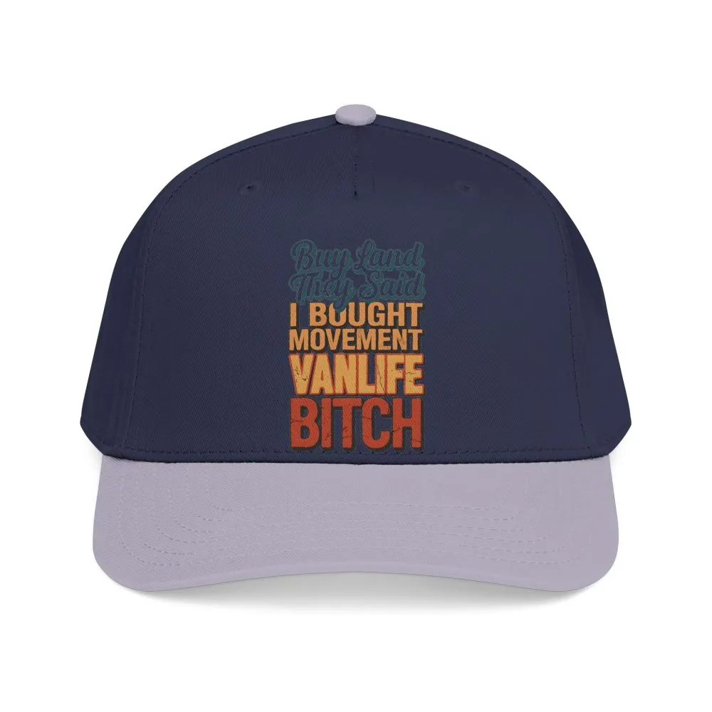 Baseball Cap - "Buy Land They Said" Design F**K-Line