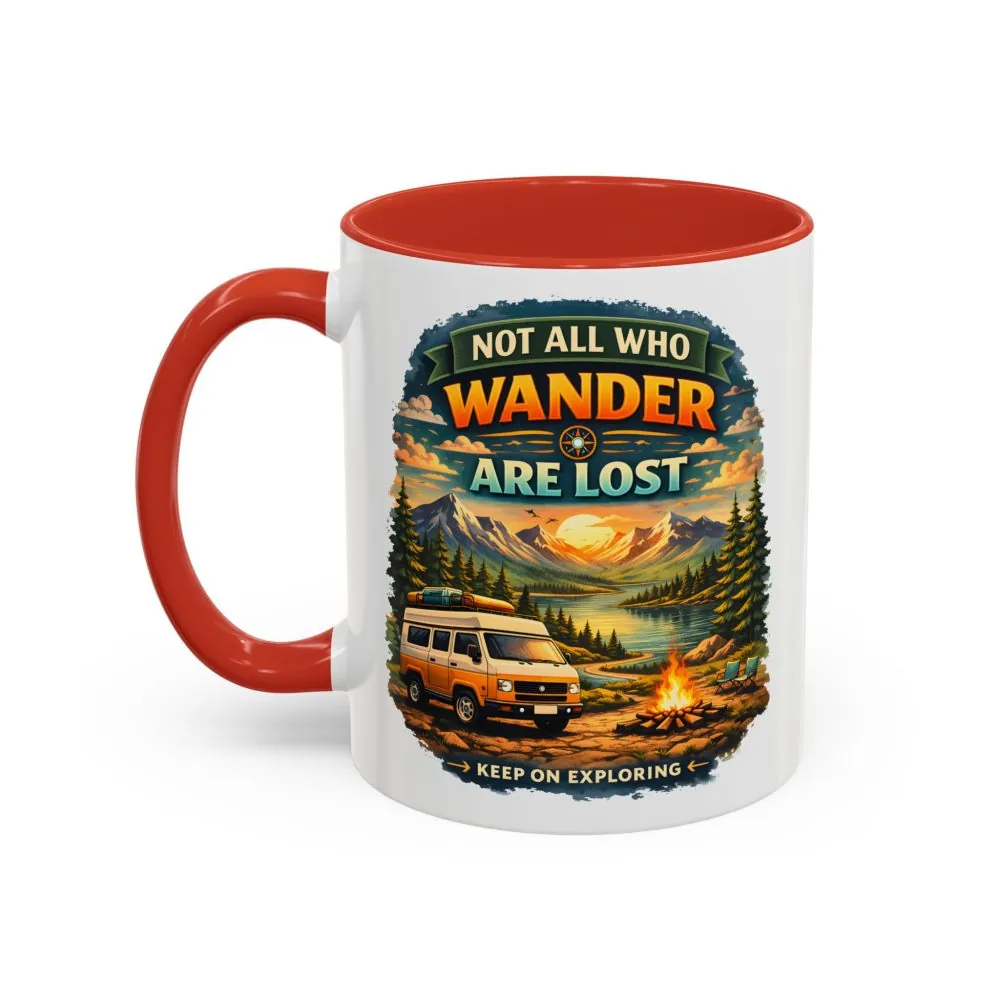 12195722334985774355_2048.jpeg Accent Coffee Mug (11, 15oz) — "Not All Who Wander Are Lost" Design Scenic-Line