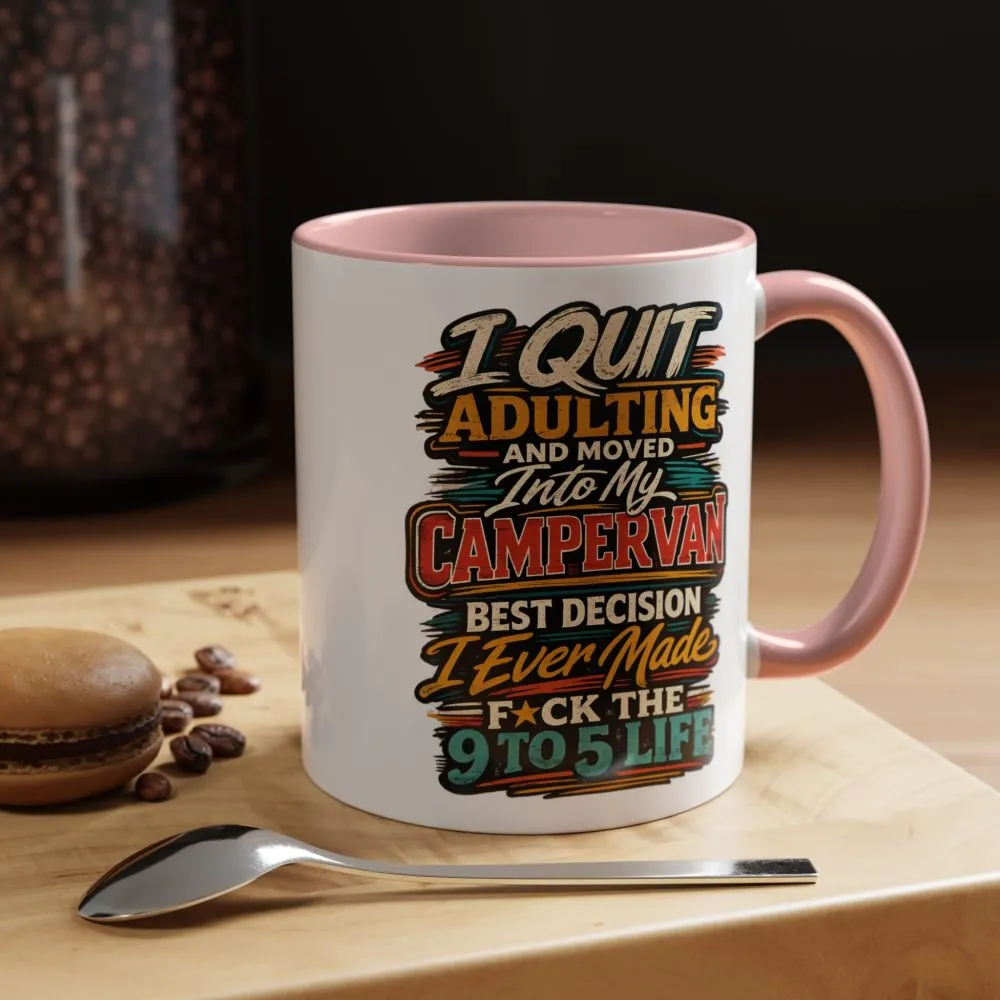 12199433789190608002_2048.jpeg Accent Coffee Mug (11, 15oz) — "I Quit Adulting" Design F**K-Line