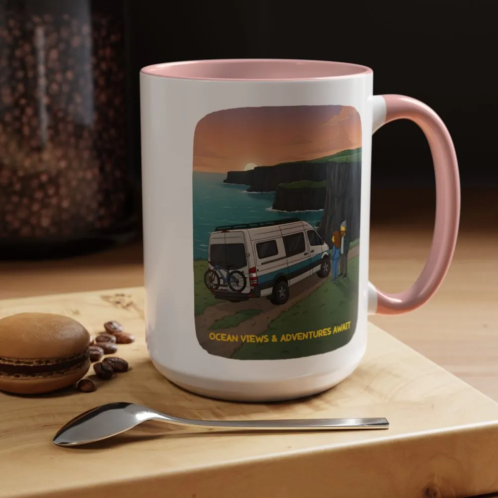 12234645832481476274_2048.jpeg Accent Coffee Mug (11, 15oz) — "Ocean Views-Adventures Awaits" Design Sitcom-Line