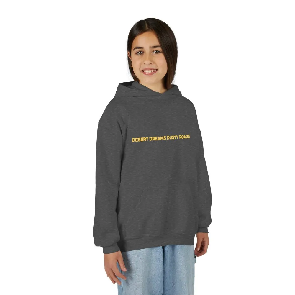 12266028368287973767_2048.jpeg Youth Hoodie(Gildan) – "Desert Dreams Dusty Roads" (Design Sitcom-Line)