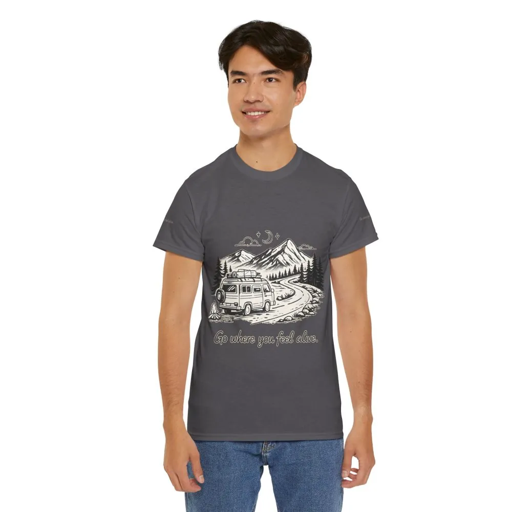 1230306967488108863_2048.jpeg Unisex Heavy Cotton Tee — "Go Where You Feel Alive" Design Minimal-Line