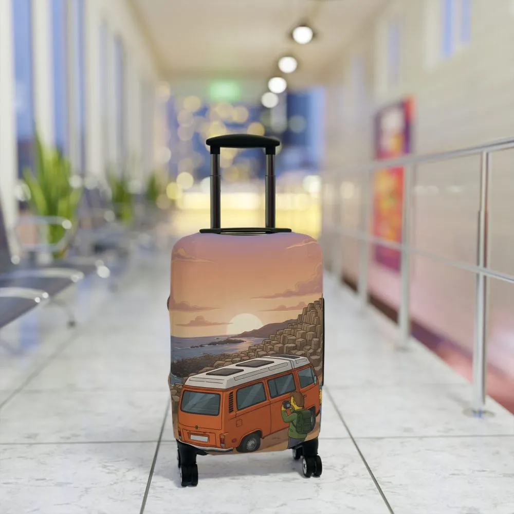 12309078626895939853_2048.jpeg Luggage Cover — Adventure Camper Sketch Travel Suitcase(Design Sitcom-Line)