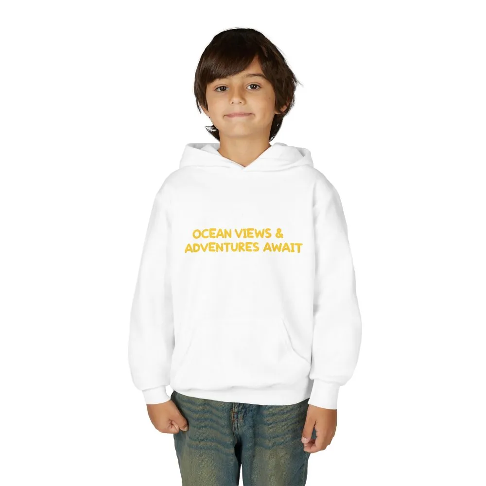 12367139122088846268_2048.jpeg Youth Hoodie(Gildan) – "Ocean Views-Adventures Awaits" (Design Sitcom-Line)