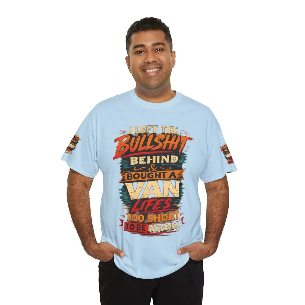 12394044050731960003_2048.jpeg Unisex Heavy Cotton Tee — "I Left The Bullshit" Design F**K-Line